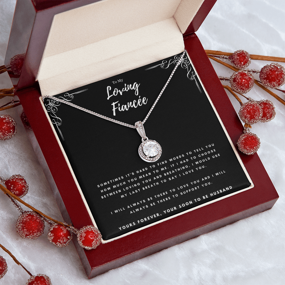Best Gifts 305-To My Loving Fiancée Necklace Gift from Soon to Be Husband
