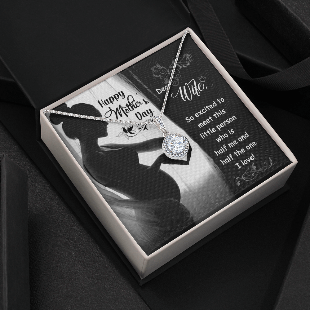 Best Gifts 305-To My Wife Eternal Hope Necklace with CZ Pendant