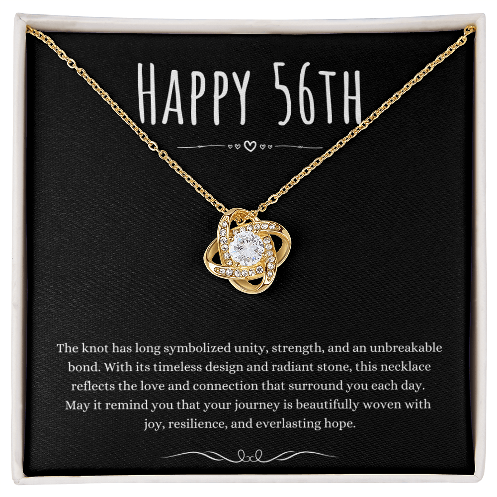 Best Gifts 305 56th Birthday Gift for Her Love Knot Necklace