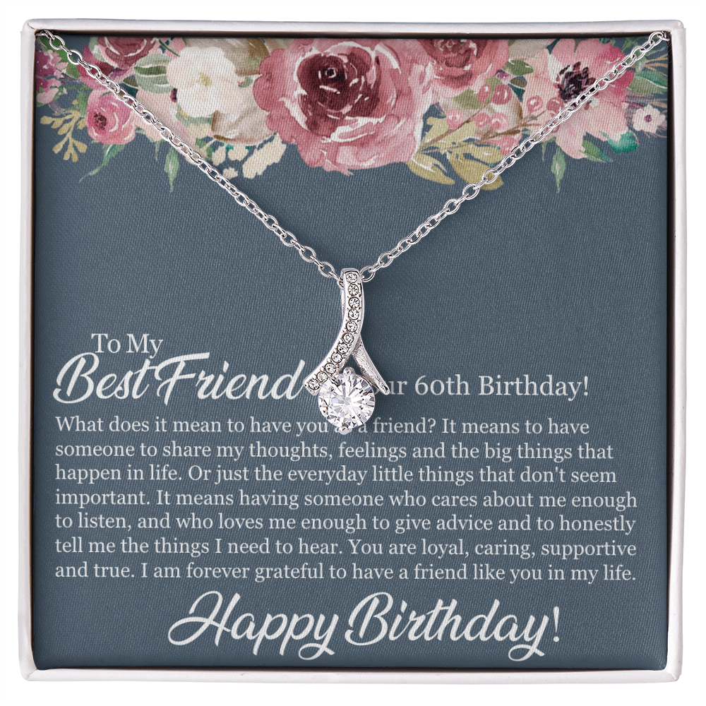 Best Gifts 305 Best Friend 60th Birthday Necklace Gift