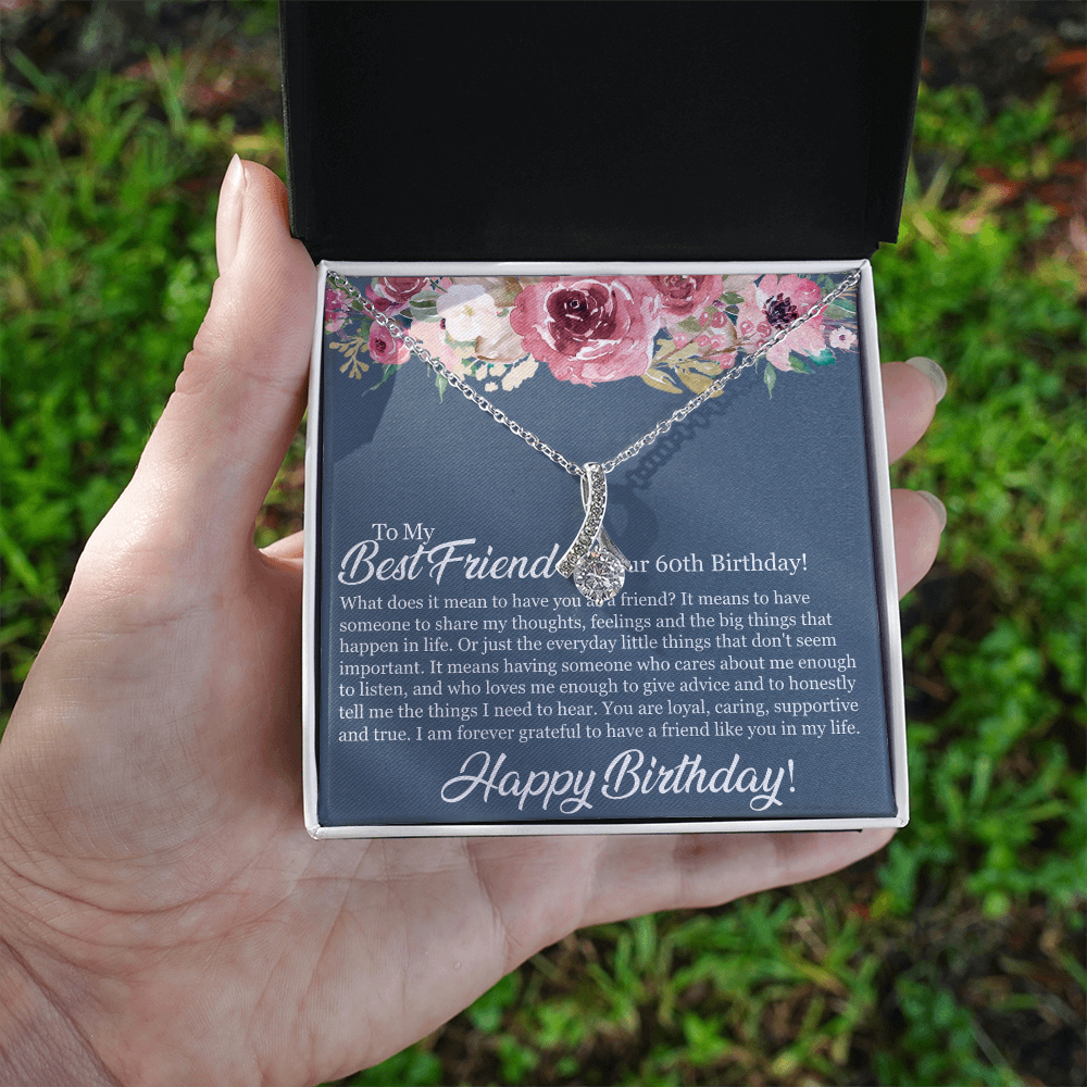 Best Gifts 305 Best Friend 60th Birthday Necklace Gift