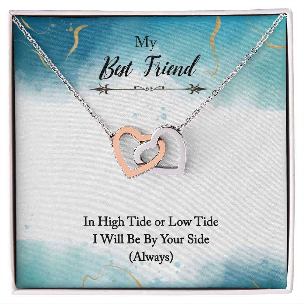 Best Gifts 305 Best Friend Interlocking Hearts Necklace Gift