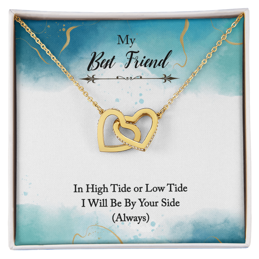 Best Gifts 305 Best Friend Interlocking Hearts Necklace Gift