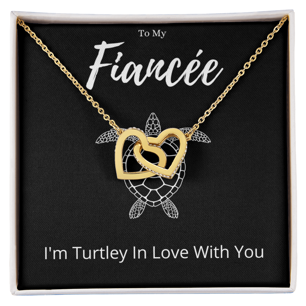 Best Gifts 305 Fiancée Interlocking Hearts Necklace Funny Turtle Love