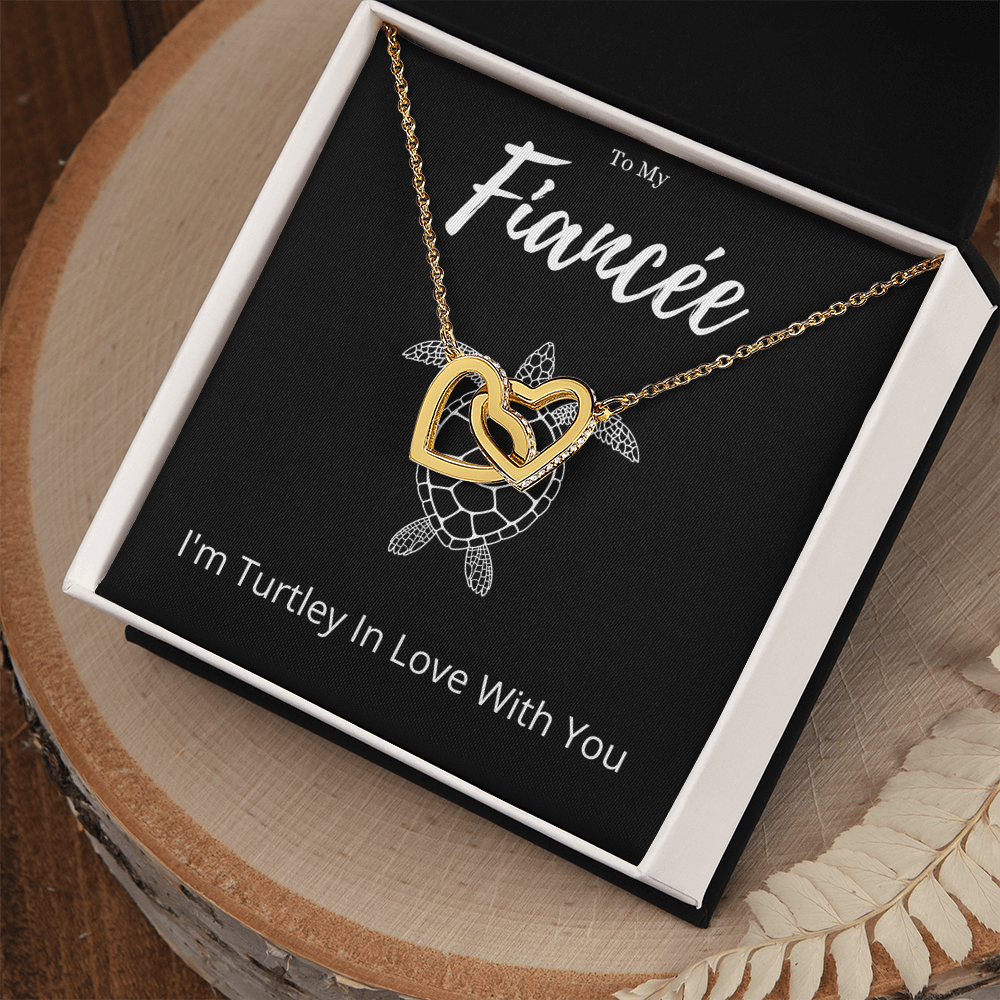 Best Gifts 305 Fiancée Interlocking Hearts Necklace Funny Turtle Love