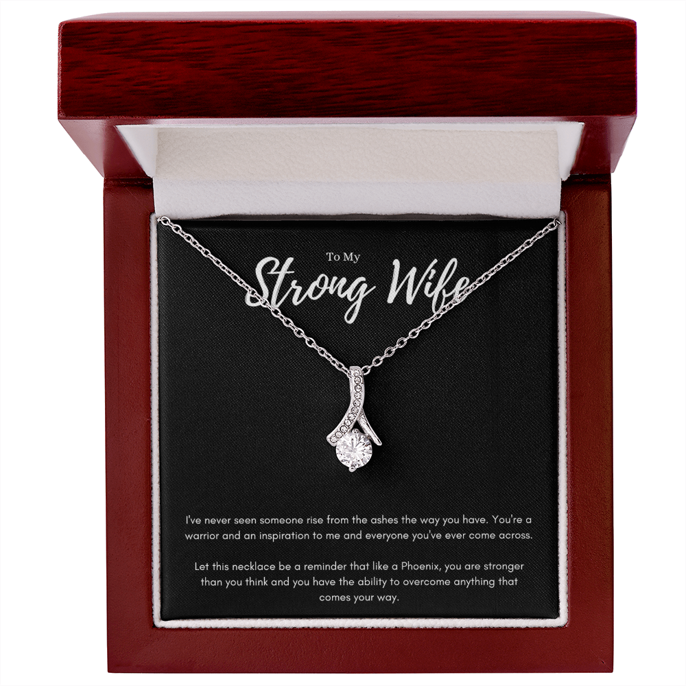 Best Gifts 305 To My Strong Wife Alluring Beauty Necklace Gift