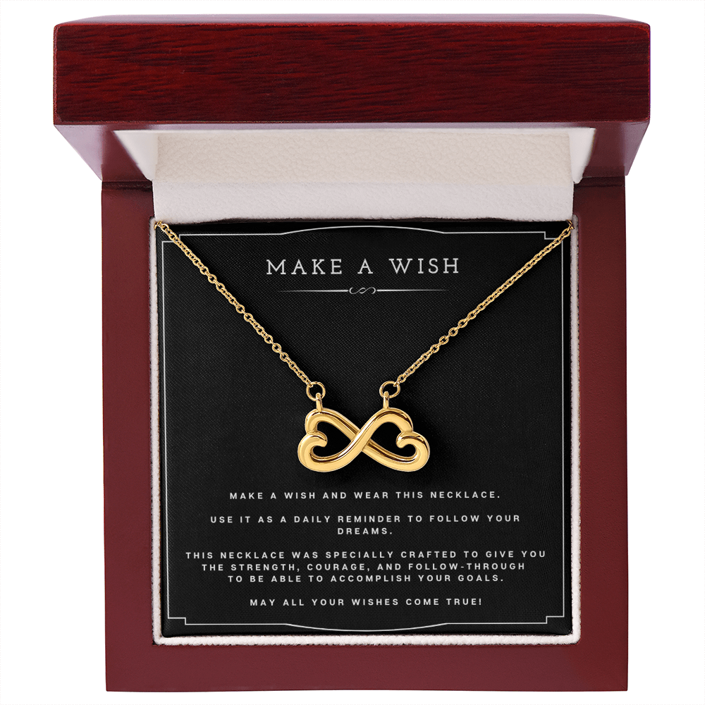 Wish Endless Love Necklace Birthday Gift Motivational Gift With Message Card Inspirational Christmas Present by Best Gifts 305