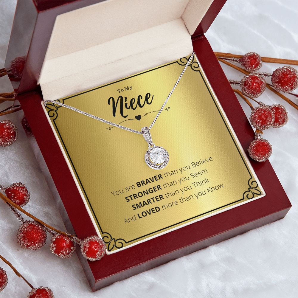 Heartfelt Niece Message Eternal Hope Necklace Jewelry Gift From Uncle, Niece Graduation Present, Birthday Gifts For Niece by Best Gifts 305