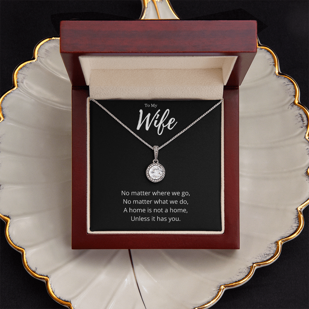 Heartwarming Wife Eternal Hope Necklace Anniversary Gift From Husband, Unique Jewelry Message Card Birthday Present For Her by Best Gifts 305