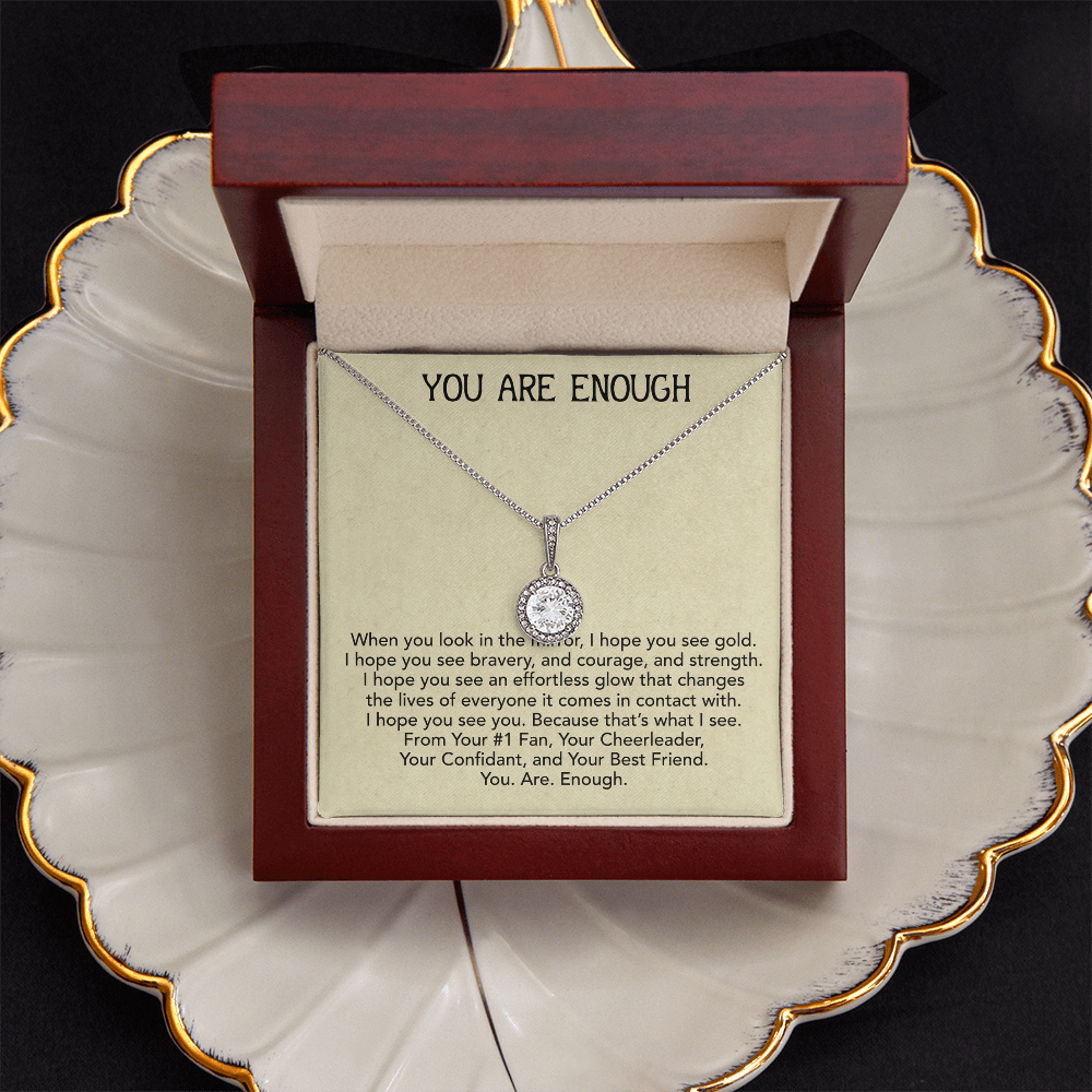 You Are Enough Best Friend, Eternal Hope Necklace From Your Best Friend, Inspirational Gift For My Best Friend, To My Best Friend by Best Gifts 305