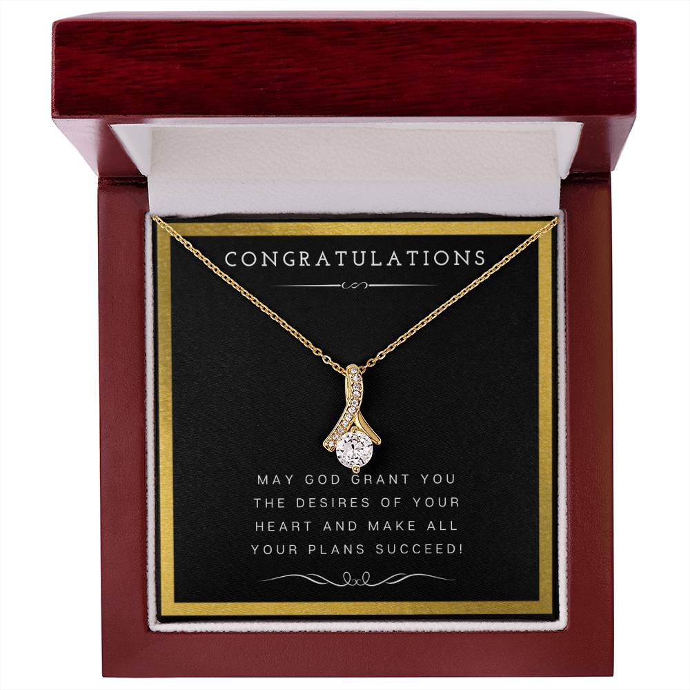 Christian Jewelry, For Women, Graduation Gift For High School Graduate - Alluring Beauty Necklace with Message Card by Best Gifts 305