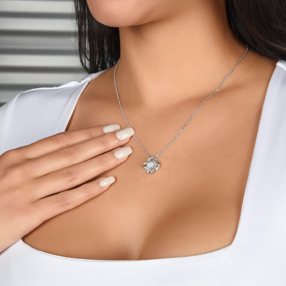 Soulmate Necklace | Precious Gift Love Knot with Message Card